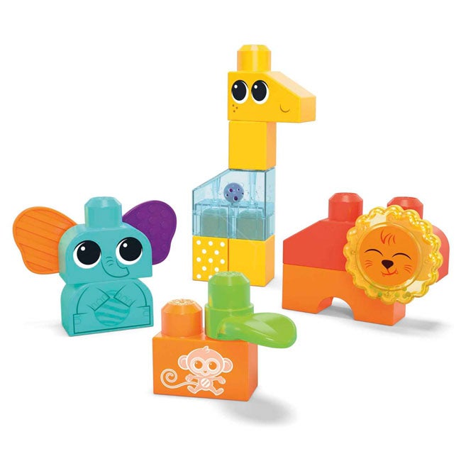 MEGA BLOKS ROCK AND RATTLE SAFARI