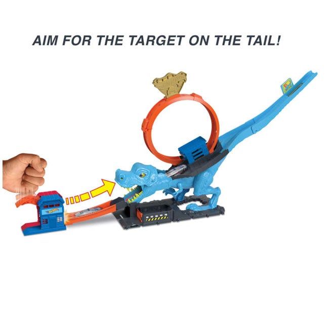 HOT WHEELS CITY T-REX LOOP AND STUNT PLAYSET