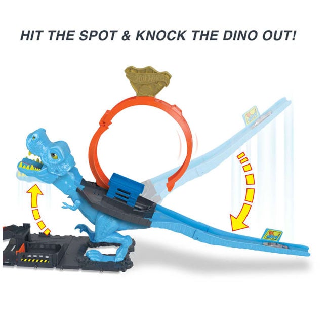 HOT WHEELS CITY T-REX LOOP AND STUNT PLAYSET