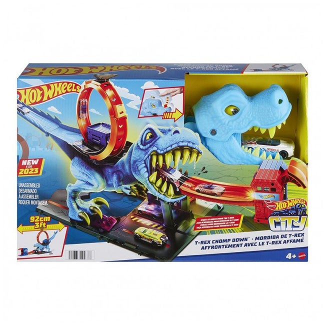 HOT WHEELS CITY T-REX LOOP AND STUNT PLAYSET