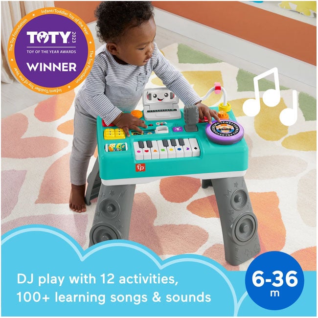 FISHER PRICE LAUGH & LEARN DJ MUSIC TABLE