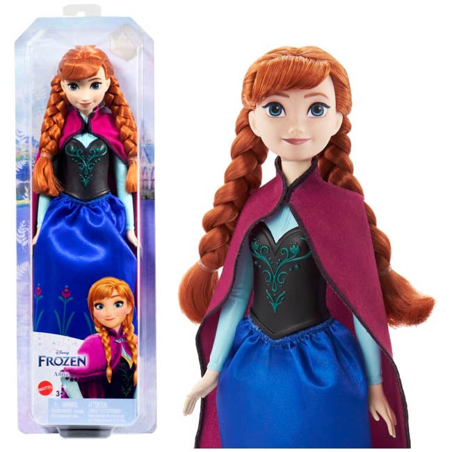 DISNEY FROZEN ANNA TRAVEL FASHION DOLL