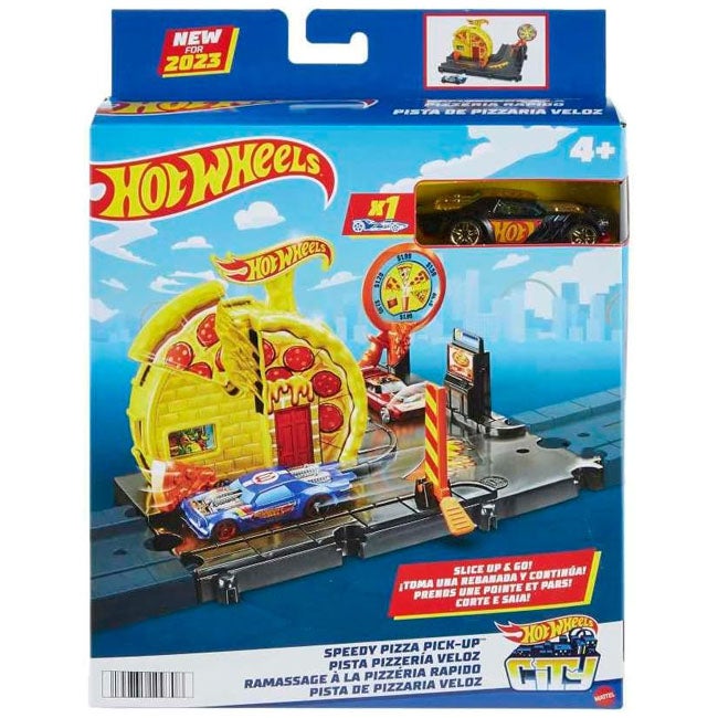 HOTWHEELS CITY FUEL STATION SHIFT TRACK SET