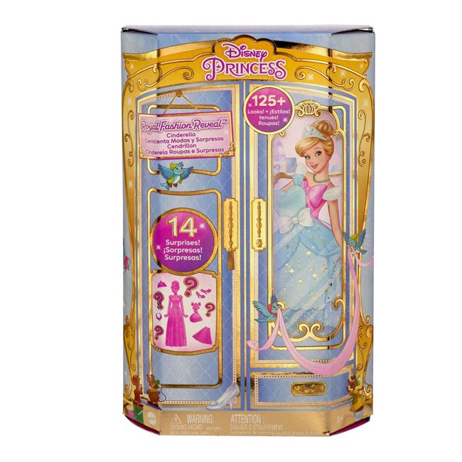 DISNEY PRINCESS CINDERELLA ROYAL FASHION DOLL