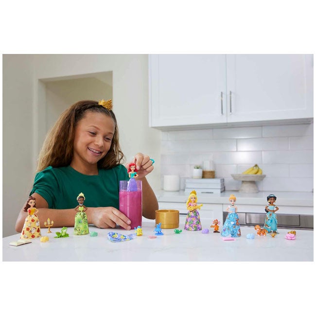 DISNEY PRINCESS ROYAL COLOR REVEAL DOLLS
