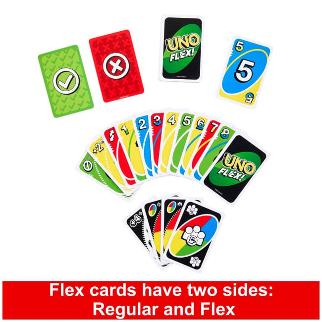 MATTEL UNO - FLEX CARD GAME