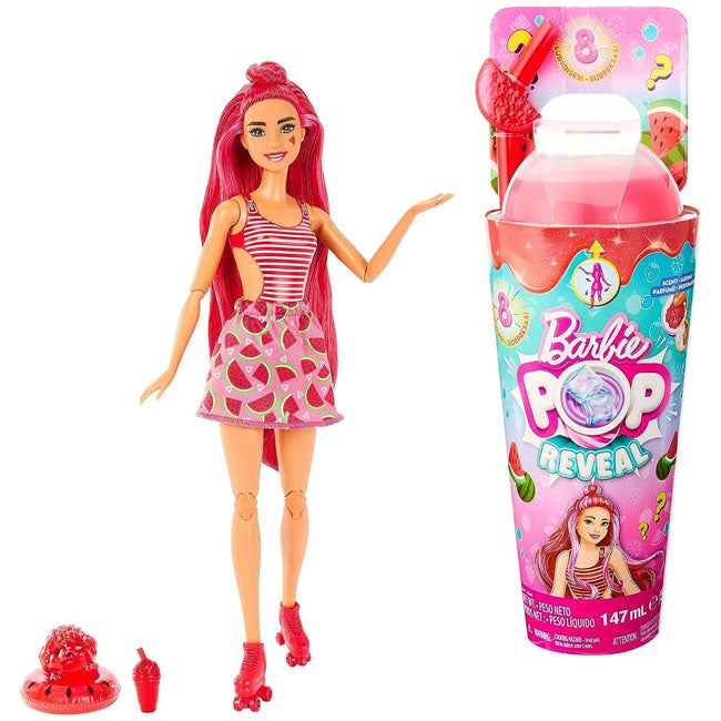 BARBIE POP REVEAL JUICY FRUIT SERIES WATERMELON DOLL