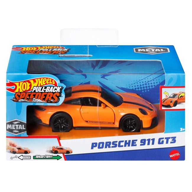 HOT WHEELS 1:43 PULL BACK SPEEDERS TOY CAR