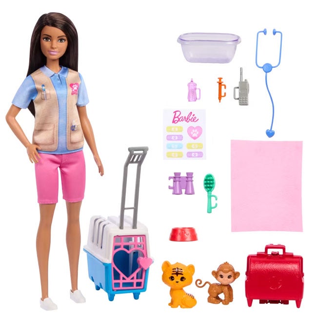BARBIE ANIMAL RESCUE AND RECOVERY PLAYSET