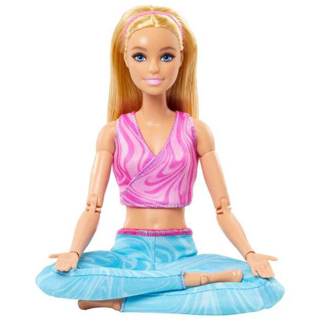 BARBIE YOGA MADE TO MOVE DOLL BLONDE