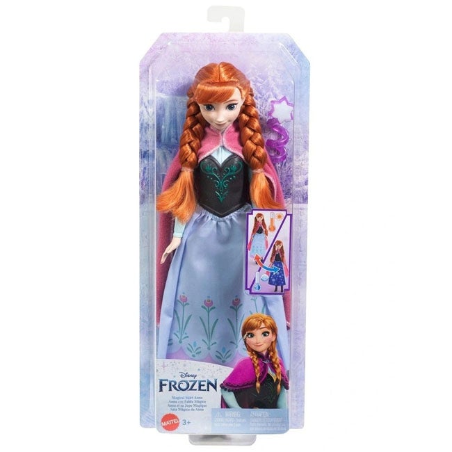 DISNEY FROZEN ANNA MAGICAL COLOR CHANGE SKIRT FASHION DOLL