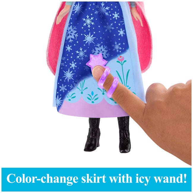 DISNEY FROZEN ANNA MAGICAL COLOR CHANGE SKIRT FASHION DOLL