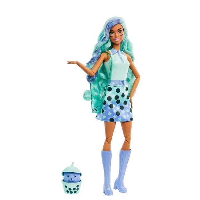 BARBIE POP REVEAL BUBBLE TEA SERIES DOLL - GREEN TEA