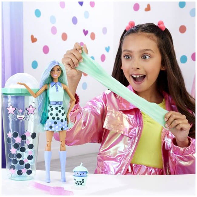 BARBIE POP REVEAL BUBBLE TEA SERIES DOLL - GREEN TEA