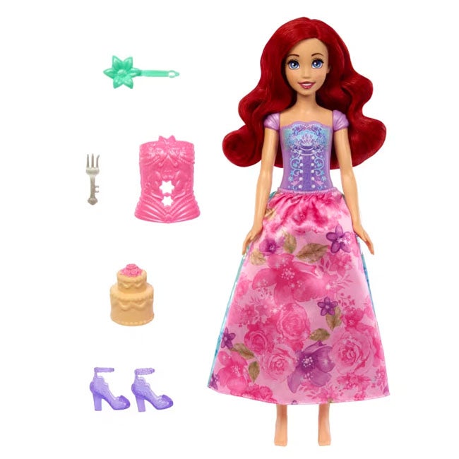 DISNEY PRINCESS SPIN AND REVEAL ARIEL FASHION DOLL
