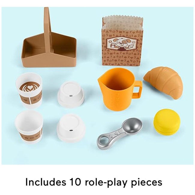 FISHER PRICE LAUGH AND LEARN SERVE COFFEE CAFE