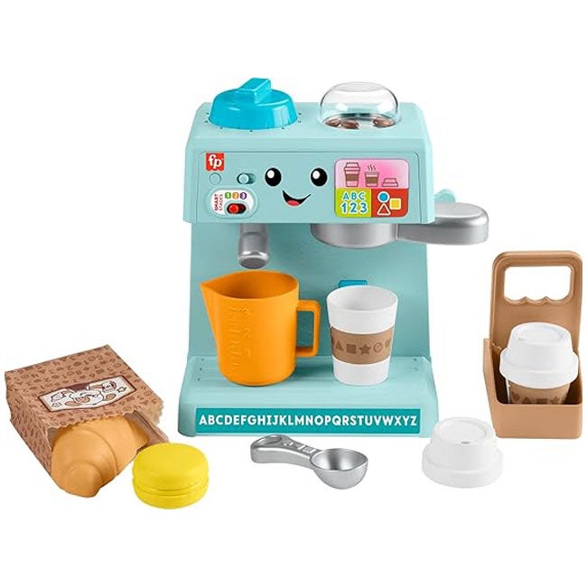 FISHER PRICE LAUGH AND LEARN SERVE COFFEE CAFE