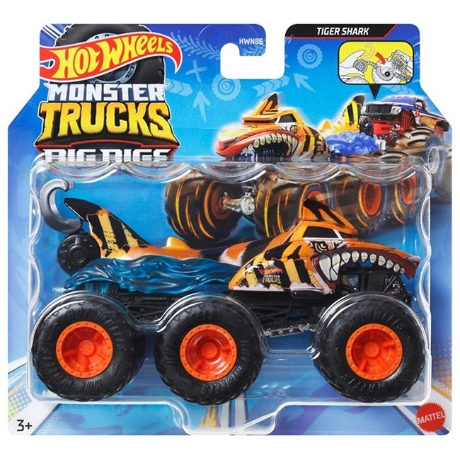 HOT WHEELS 1:64-DIECAST MONSTER TRUCKS BIG RIGS