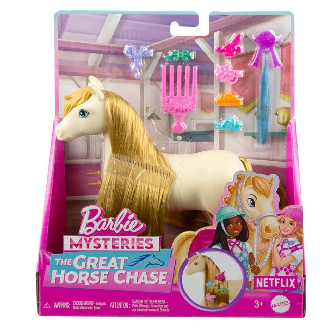 BARBIE MYSTERIES THE GREAT HORSE CHASE TORNADO PONY PLAYSET