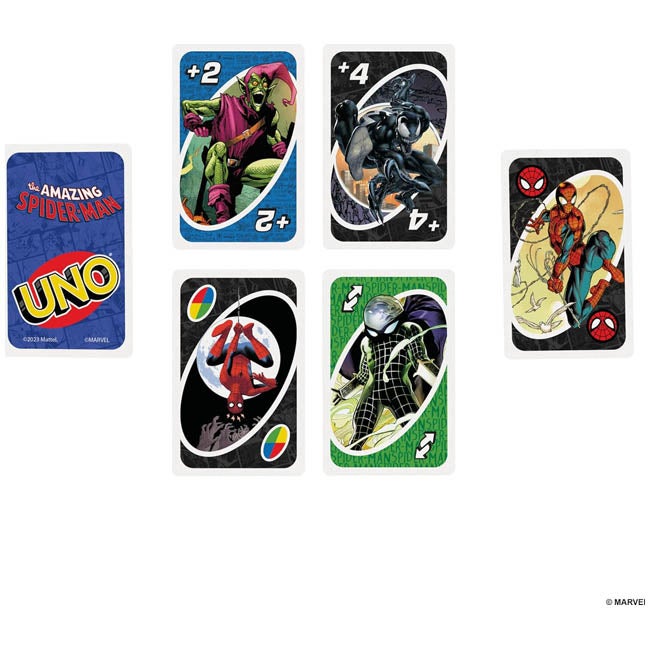 MATTEL UNO - THE AMAZING SPIDER MAN CARD GAME