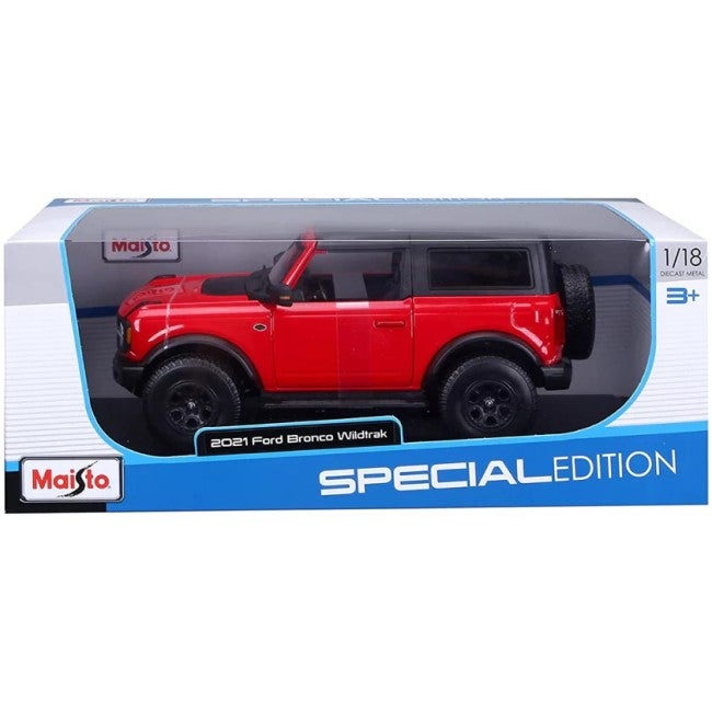 MAISTO 1:18 SP. ED. (B) - 2021 FORD BRONCO WILDTRAK  (2 DOOR