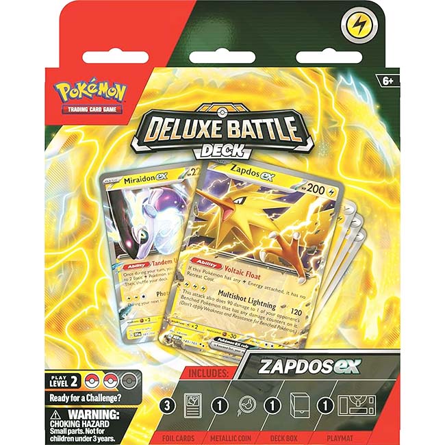 POKEMON TRADING CARD GAME DELUXE BATTLE DECK (ZAPDOS EX)
