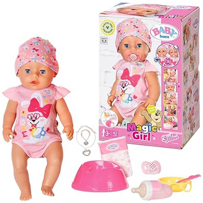 BABYBORN SOFT TOUCH GIRL WITH MAGIC DUMMY REALISTIC DOLL