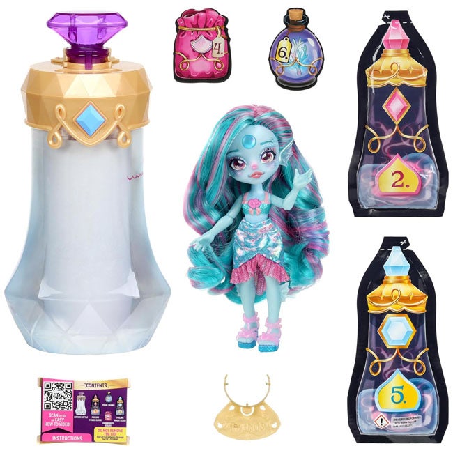 MAGIC MIXIES S1 PIXLINGS DOLL AQUA - THE MERMAID