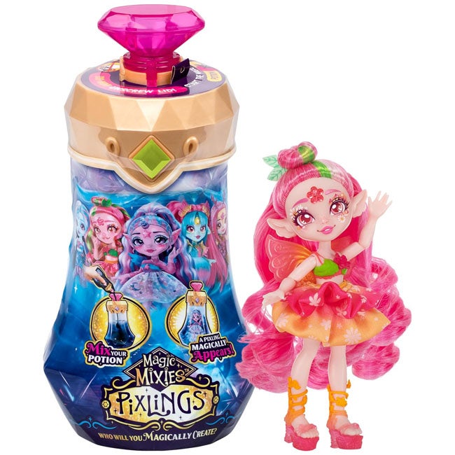 MAGIC MIXIES S1 WAVE 2 PIXLINGS DOLL SINGLE PACK - ROSE