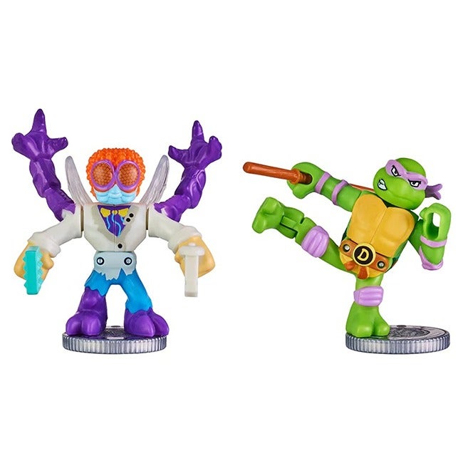 AKEDO LEGENDS TMNT DONATELLO VS BAXTER STOCKMAN