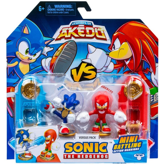AKEDO SONIC VERSUS PACK - SONIC VERSUS KNUCKLES
