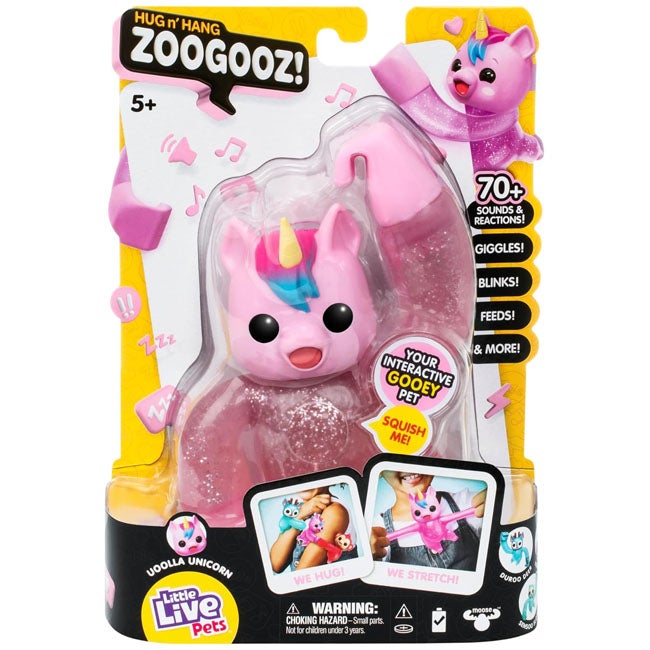LITTLE LIVE PETS HUG AND HANG ZOOGOOZ UOOLLA UNICORN WAVE 2