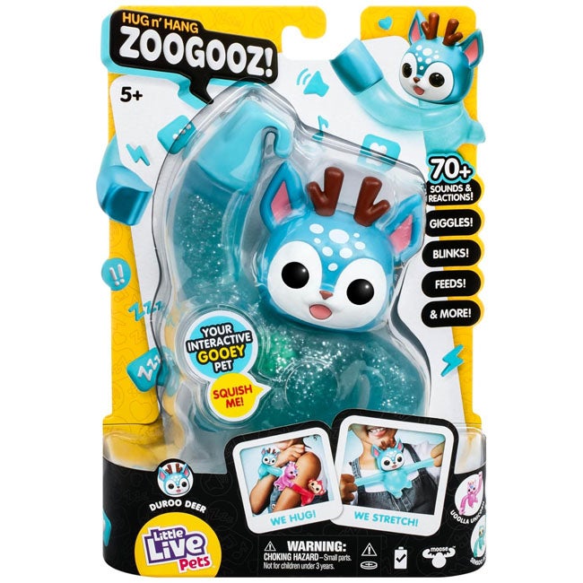 LITTLE LIVE PETS HUG AND HANG ZOOGOOZ DUROO DEER WAVE 2
