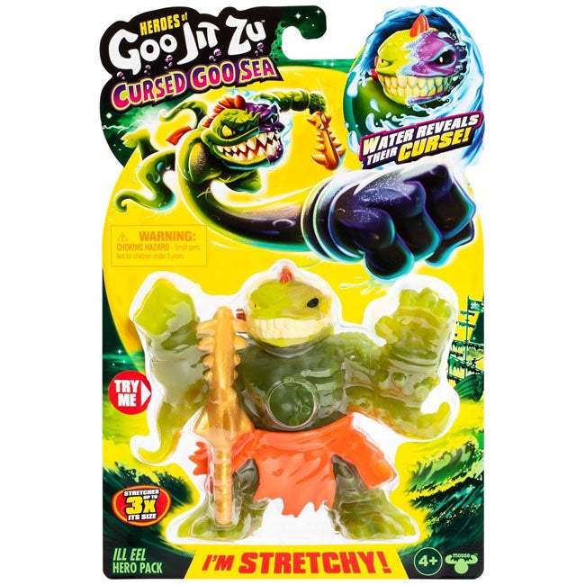 HERO GOO JIT ZU GOO SEA STRETCHY ILL EEL ACTION FIGURE