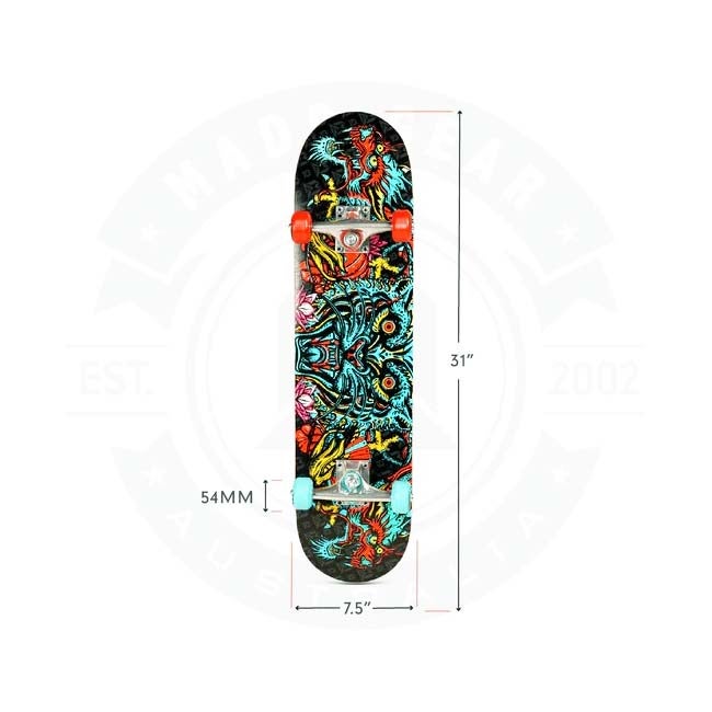 MADD GEAR 31-INCH PRISMATIC POWER SKATEBOARD
