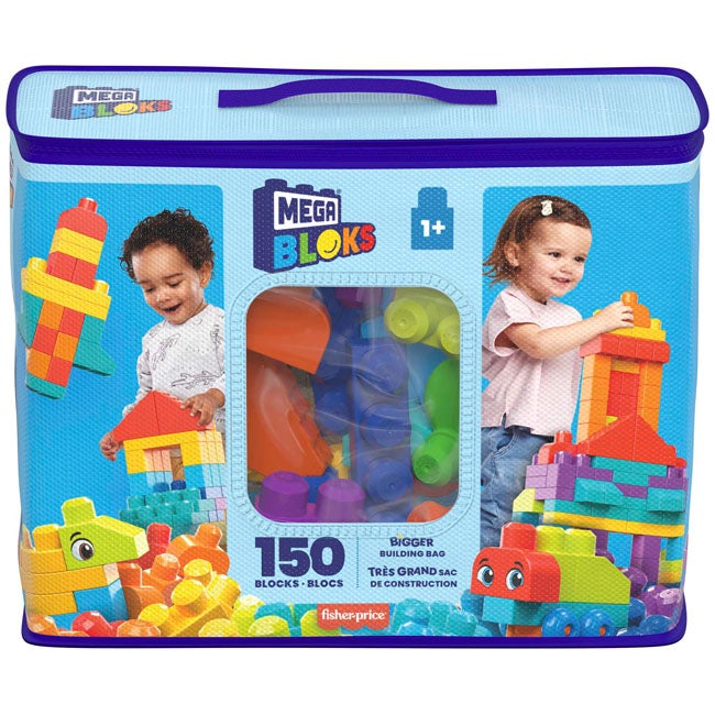 MEGA BLOKS BIGGER BUILDING BAG 150 PCS