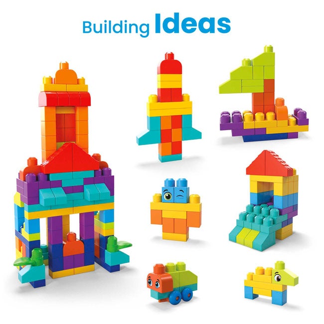MEGA BLOKS BIGGER BUILDING BAG 150 PCS