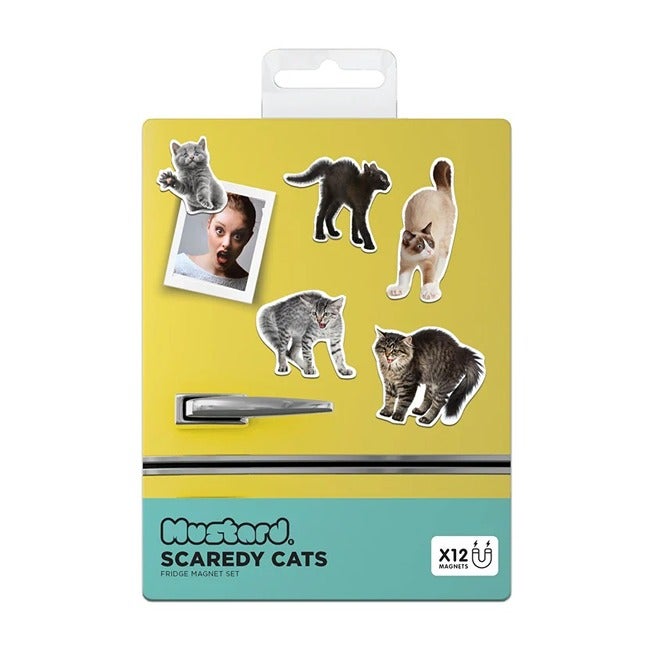 MUSTARD SCAREDY CAT MAGNETS