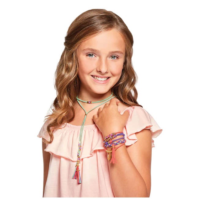 MAKE IT REAL GOLD LINK SUEDE BRACELETS KIT