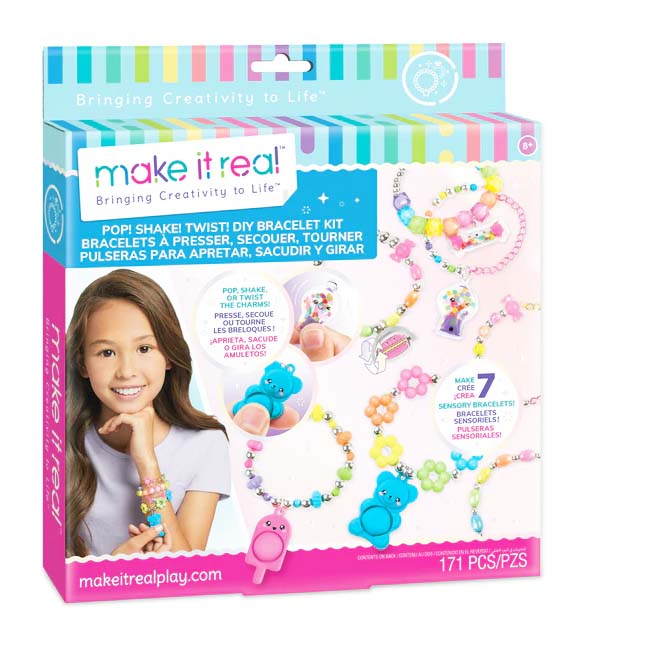 MAKE IT REAL POP SHAKE TWIST DIY BRACELET KIT