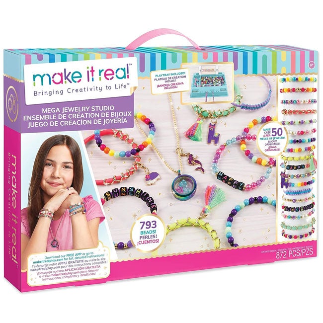 MAKE IT REAL DIY BEAD NECKLACE AND BRACELET MAKING SET