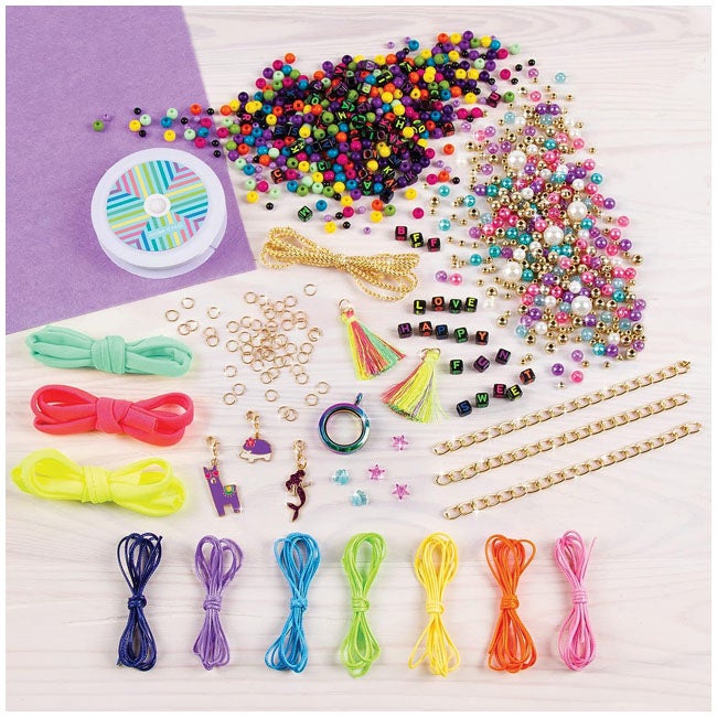 MAKE IT REAL DIY BEAD NECKLACE AND BRACELET MAKING SET