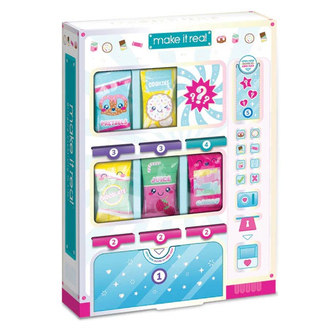 MAKE IT REAL SNACKERS BRACELET KIT VENDING MACHINE