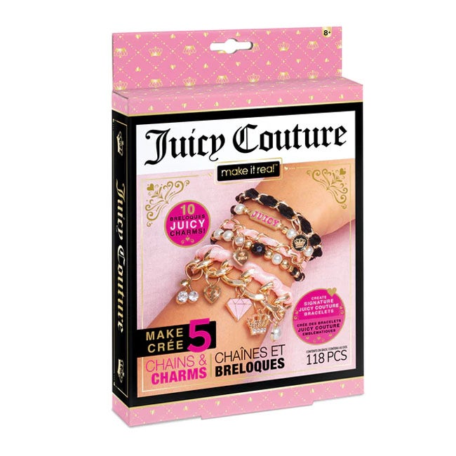 JUICY COUTURE MINI CHAINS AND CHARMS