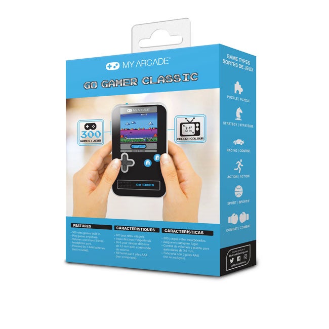 MY ARCADE GO GAMER CLASSIC-BLACK/BLUE