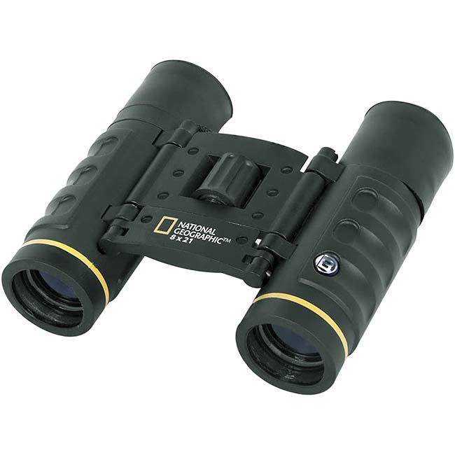 NATIONAL GEOGRAPHIC 8X21  ROOF COMPACT/NG CLAM