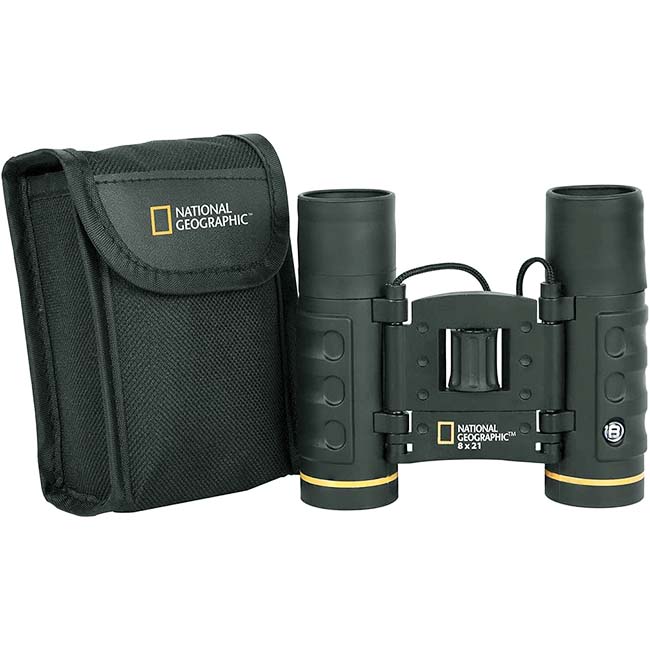 NATIONAL GEOGRAPHIC 8X21  ROOF COMPACT/NG CLAM