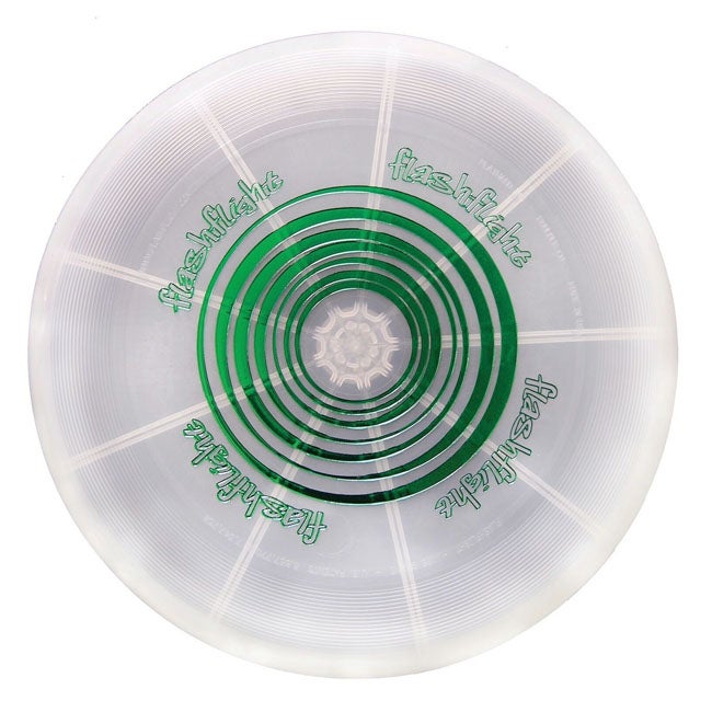 NITE IZE FLASHFLIGHT LED LIGHT UP FLYING DISC - GREEN