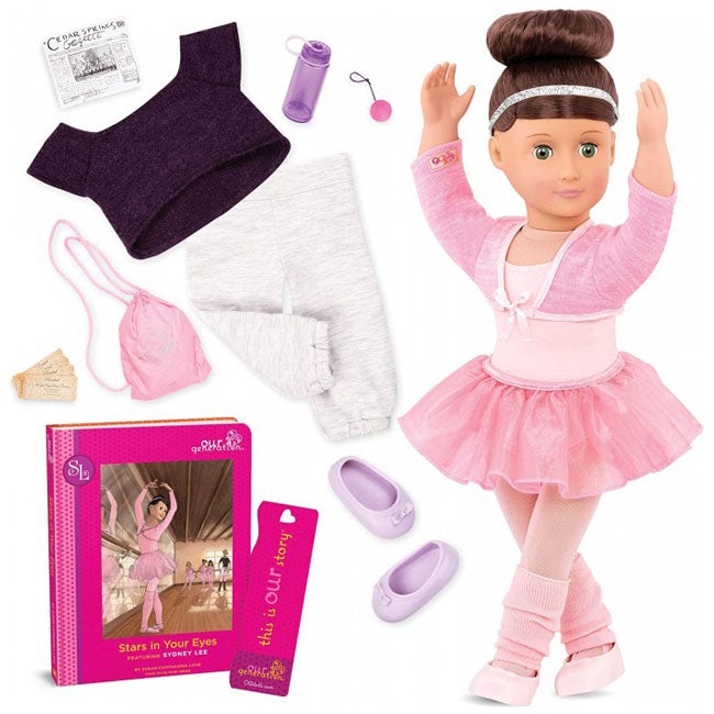 OUR GENERATION SYDNEY LEE WITH BOOK DELUXE DOLL