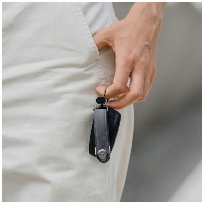 ORBITKEY ORGANISER CRAZY-HORSE STEEL GREY
